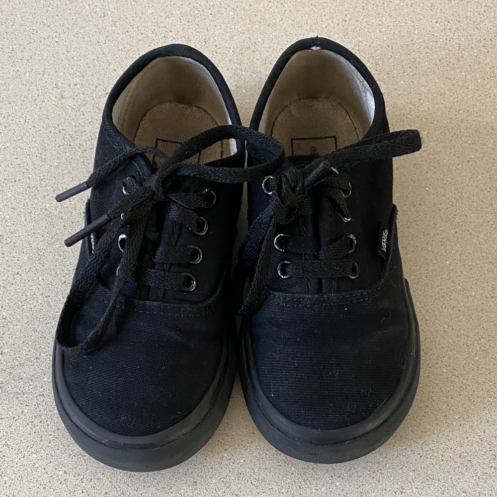 Vans Black Kids Sneakers
